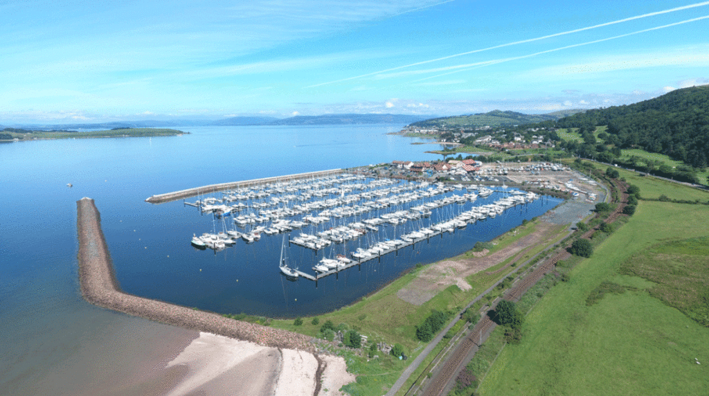 Largs Yacht Haven Certificated Location