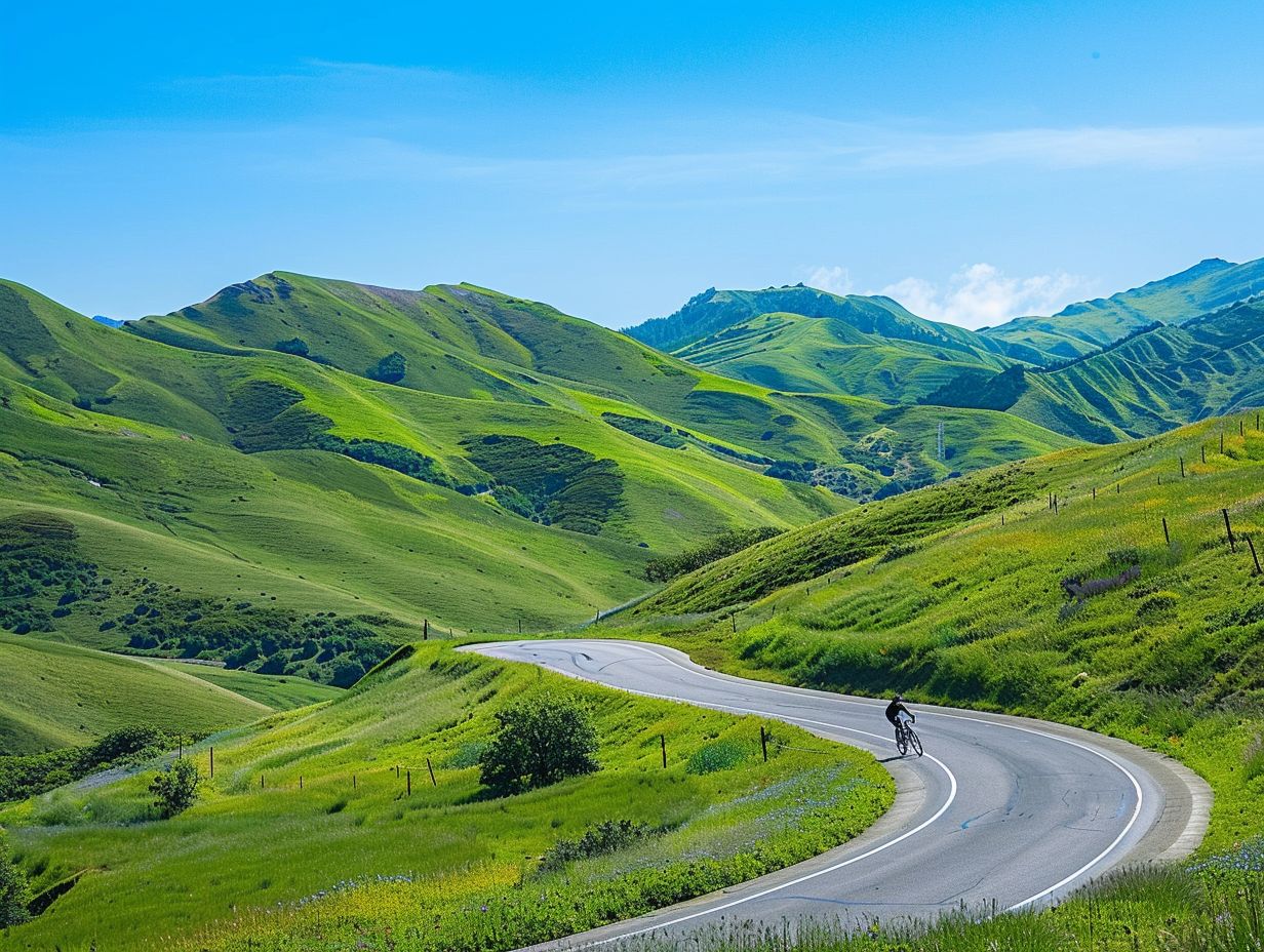 What is the best time of year to go cycling and camping in the UK?