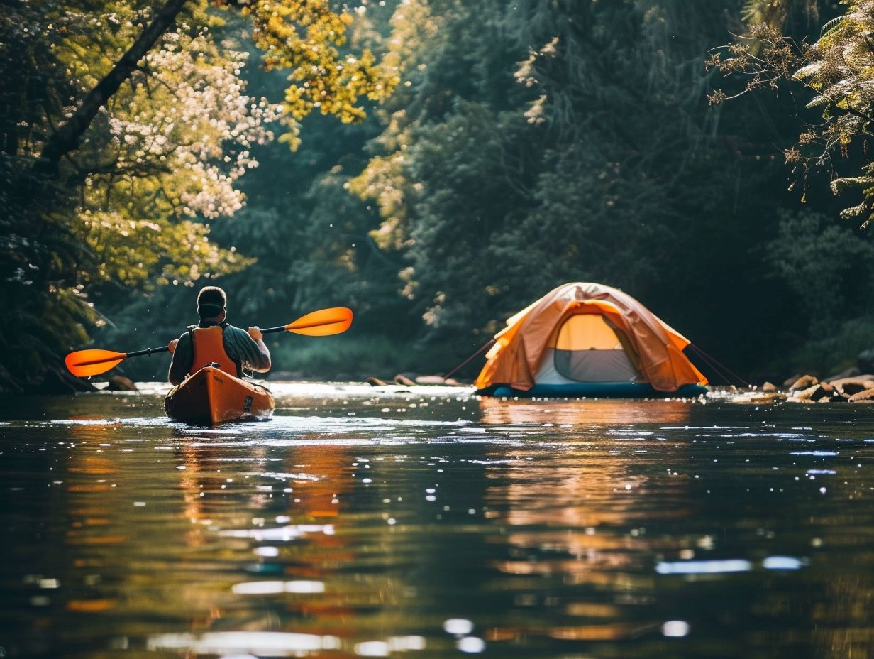 What is kayaking and camping in the UK?