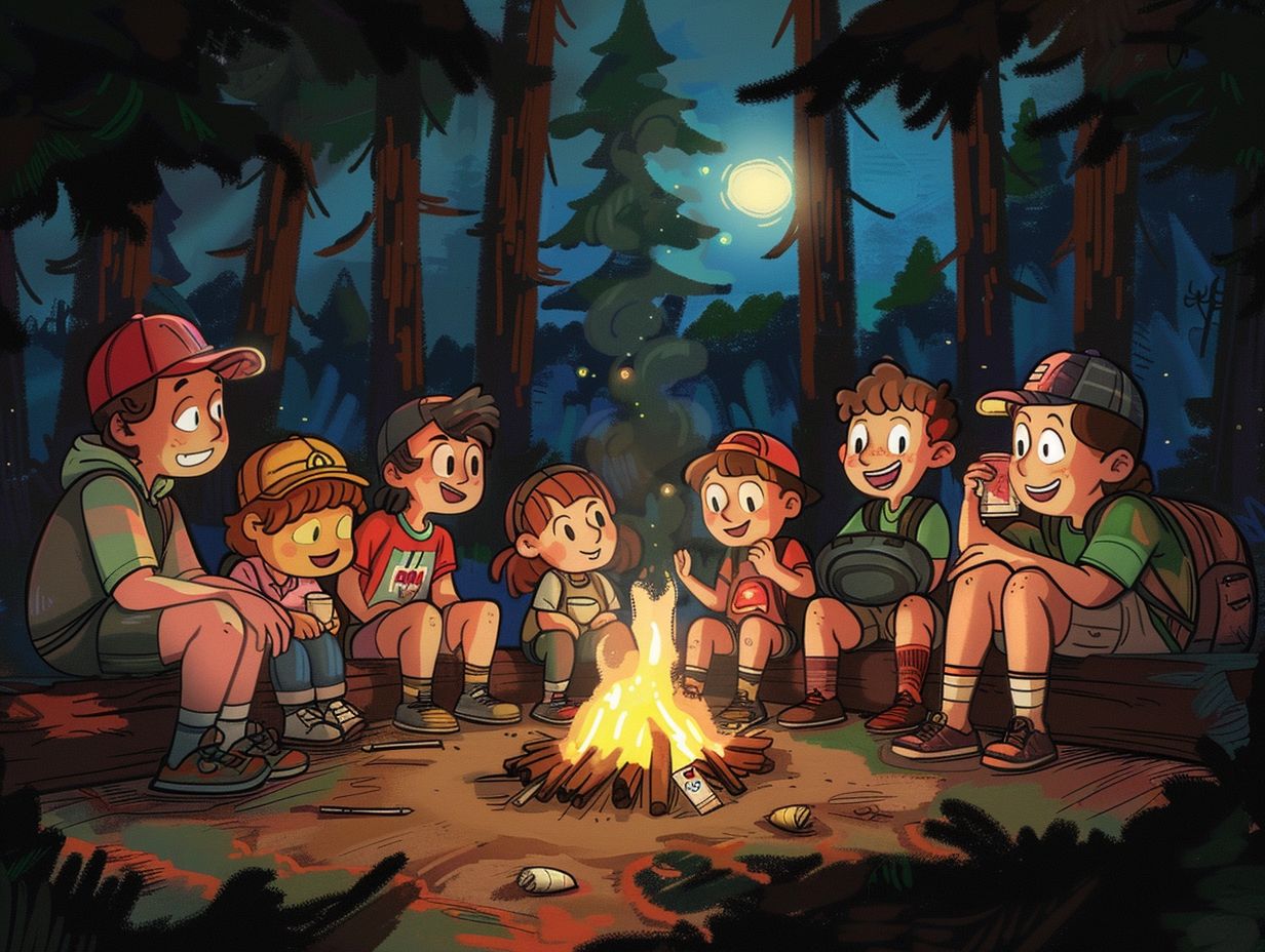 What are some ways to make a camping trip educational for kids?
