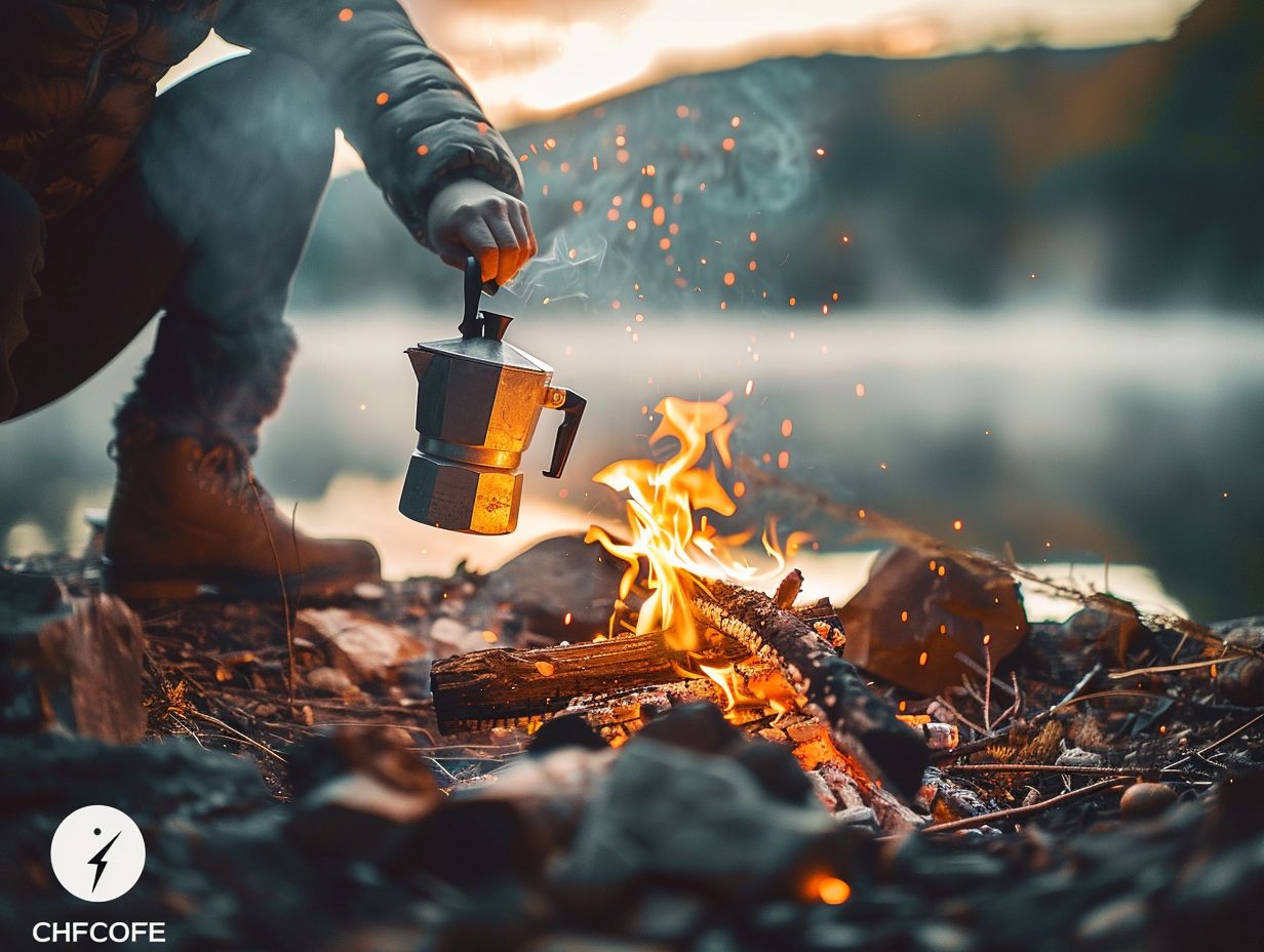 What supplies do I need to make campfire coffee?