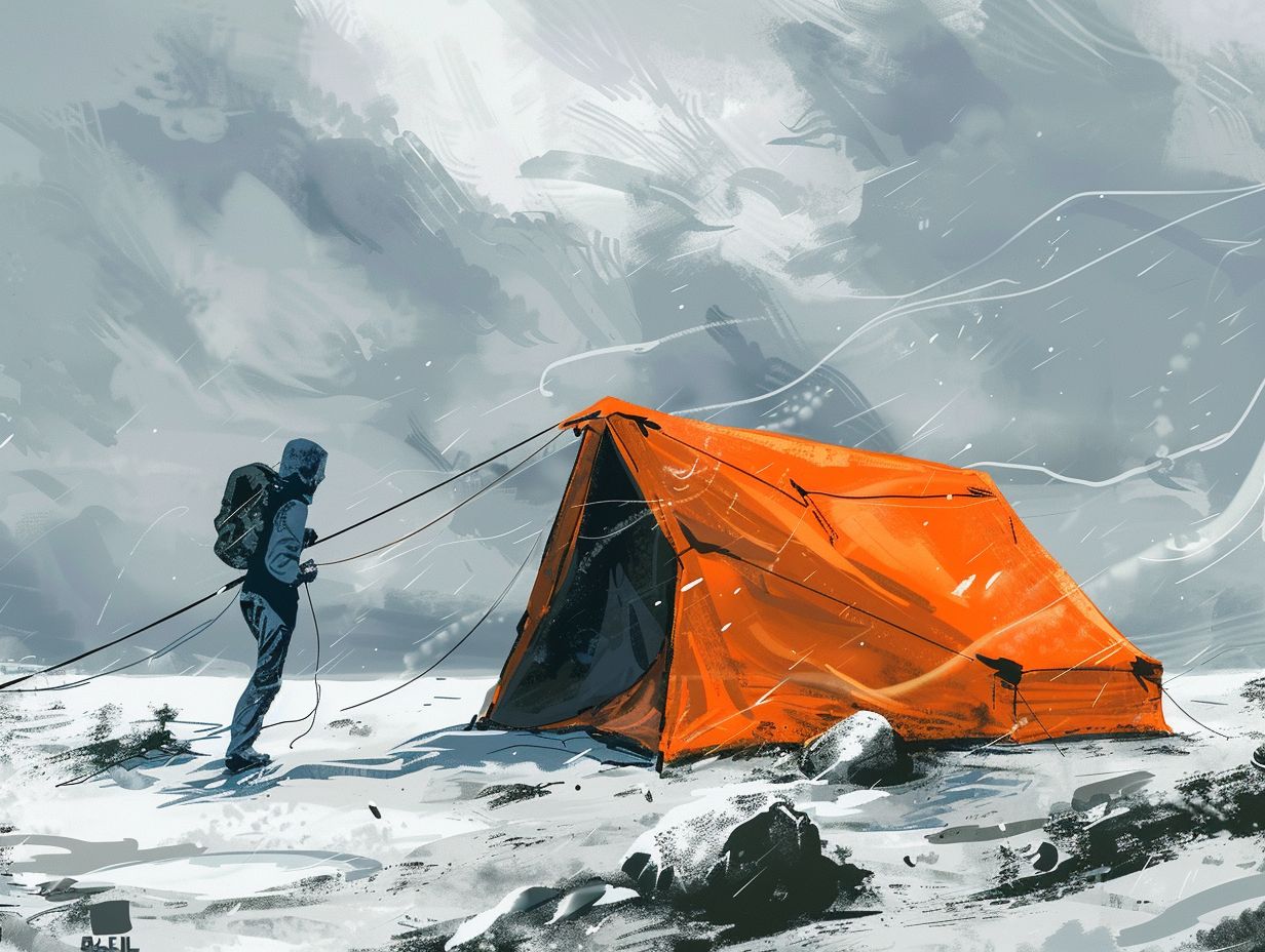 During the Storm: How to Protect Your Tent