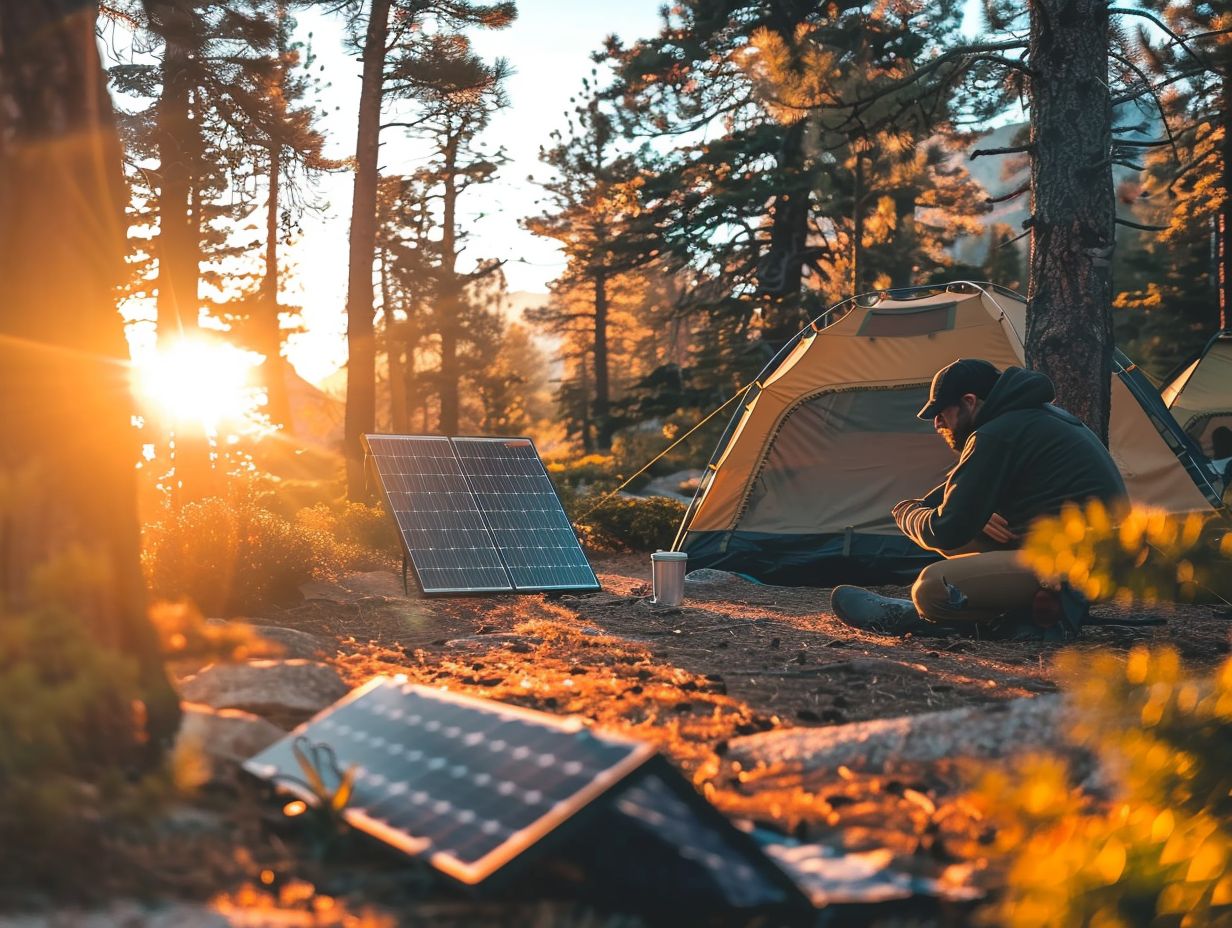 Solar-Powered Camping Gear