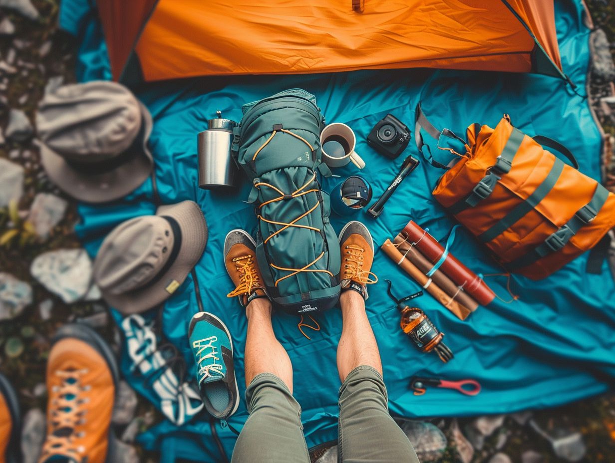 What should I consider when choosing a backpack for my first backpacking trip?