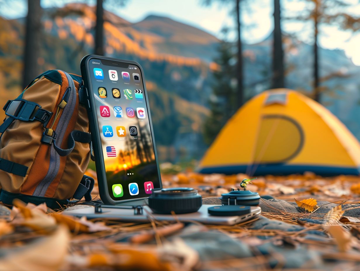 What are some of the best UK camping apps available?