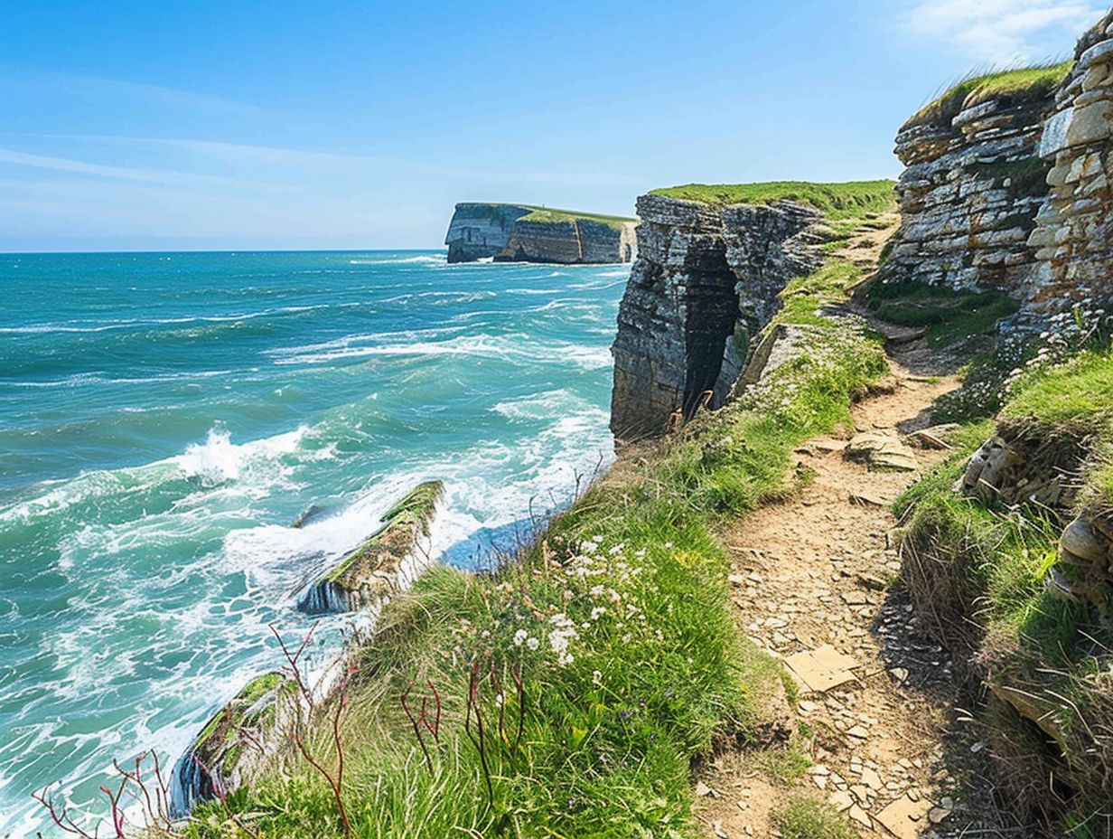 What are some of the most popular coastal pathways in Britain?