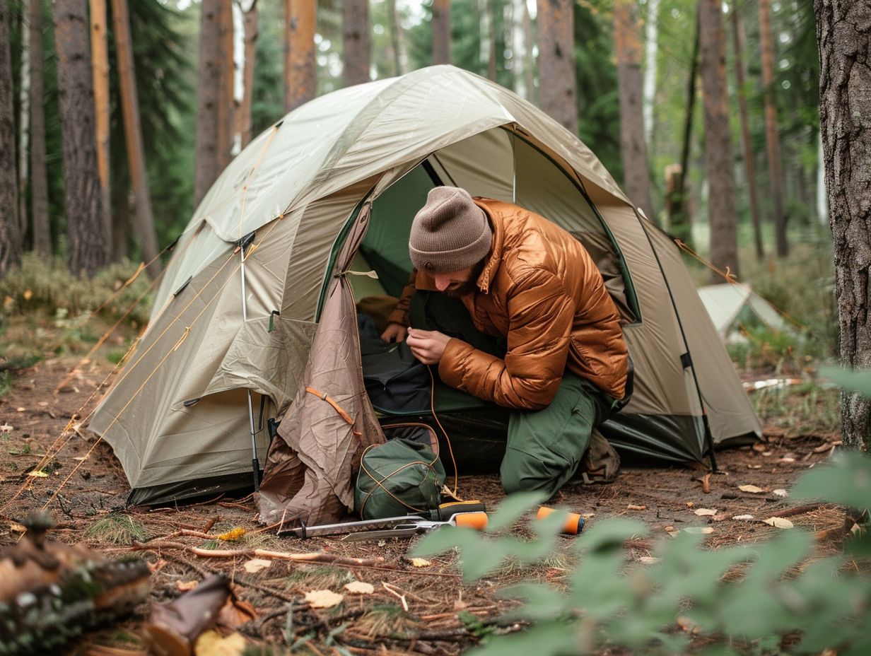 Q1. How do I fix a tear in my tent?