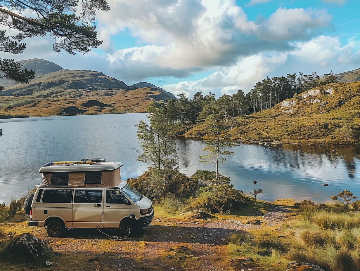 What are some affordable campsites for campervanning in Scotland?