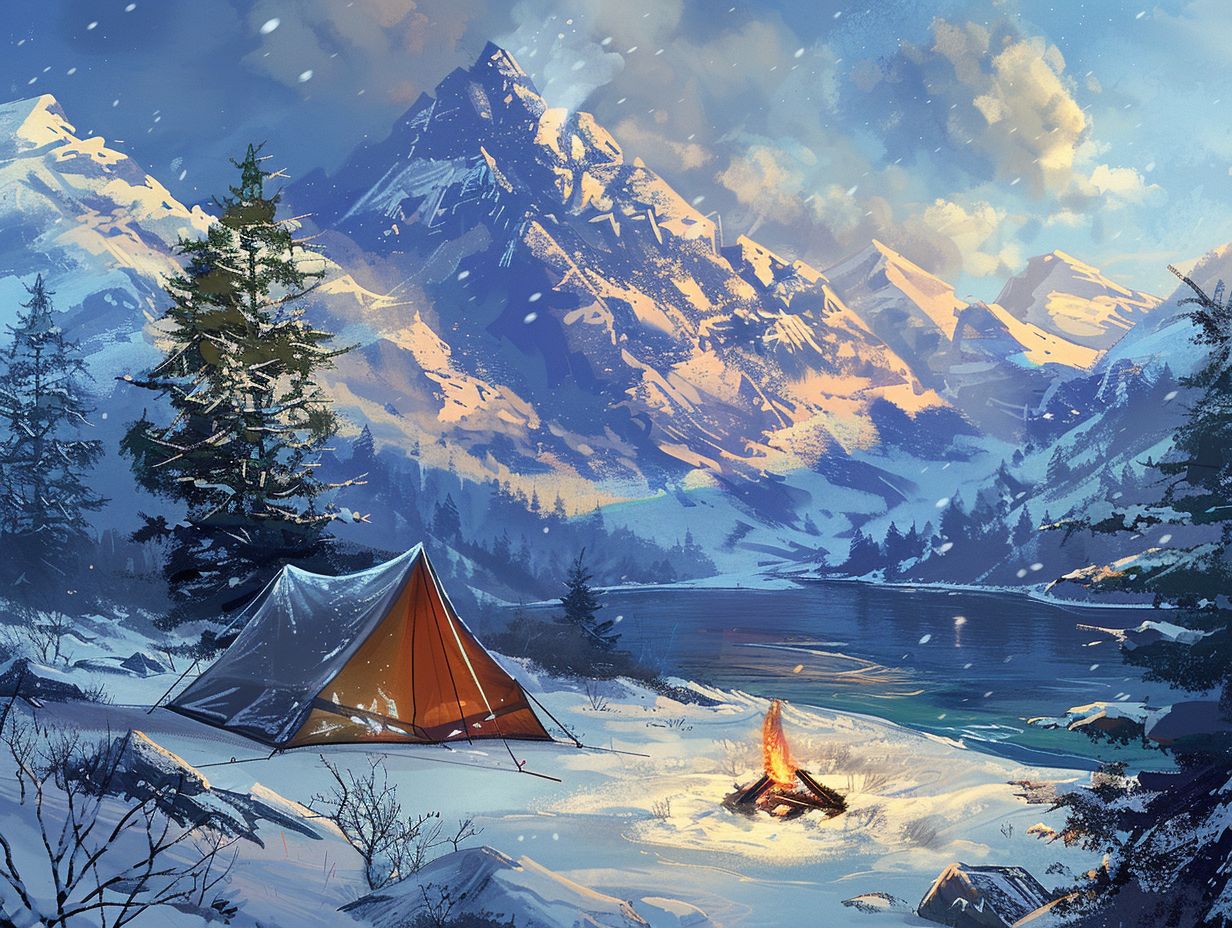 2. Are these camping destinations suitable for winter weather?